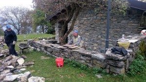 lavori all'Alpe Grosso        
